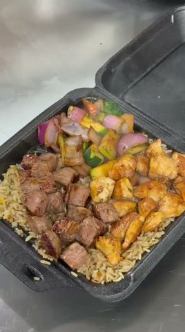Rockstar Hibachi Toronto dish