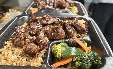 Rockstar Hibachi Toronto dish